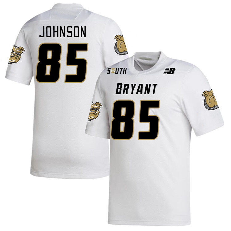 Men-Youth #85 Patrick Johnson Bryant Bulldogs 2023 College Football Jerseys Stitched-White